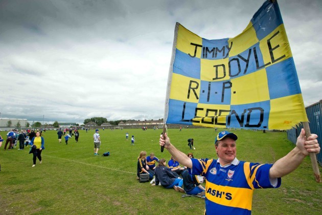 Michael O'Connor from Killenaule, Co. Tipperary before the game