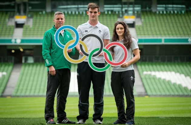 Anthony Eddy, Tom Daly and Lucy Mulhall