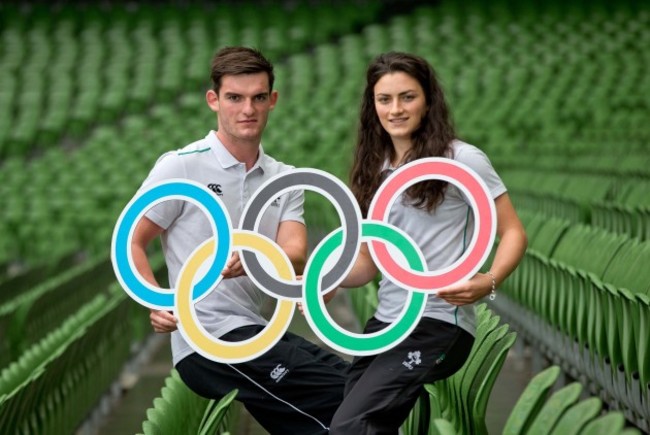 Tom Daly with Lucy Mulhall