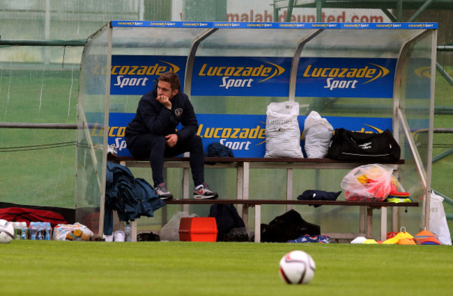 Soccer - UEFA Euro 2016 - Qualifying - Group D - Scotland v Republic of Ireland - Republic of Ireland Training - Gannon Park