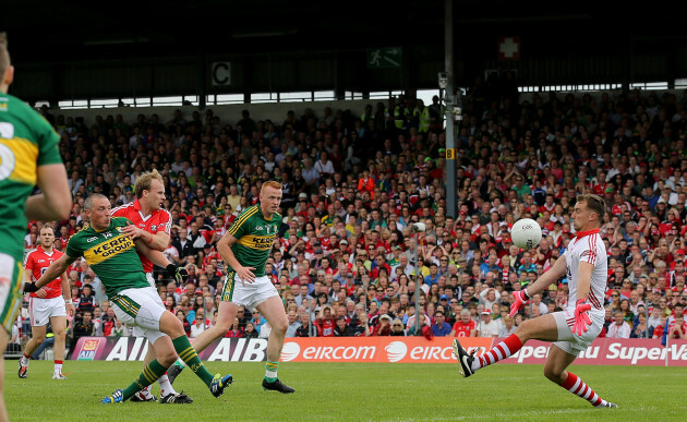 Kieran Donaghy score their first goal of the game