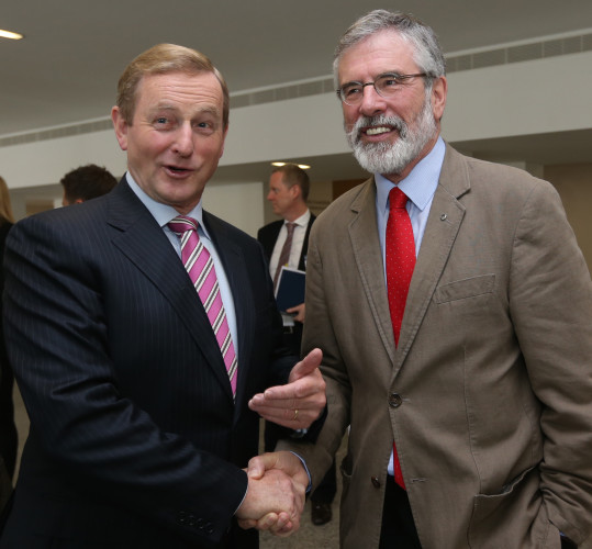 16/7/2015 L TO R, Taoiseach and Fine Gael leader E