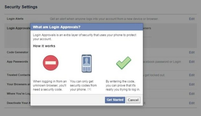 Login approvals