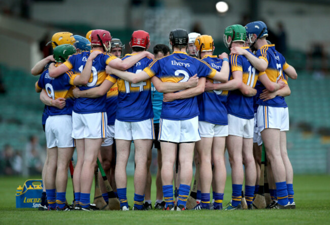 Tipperary team huddle