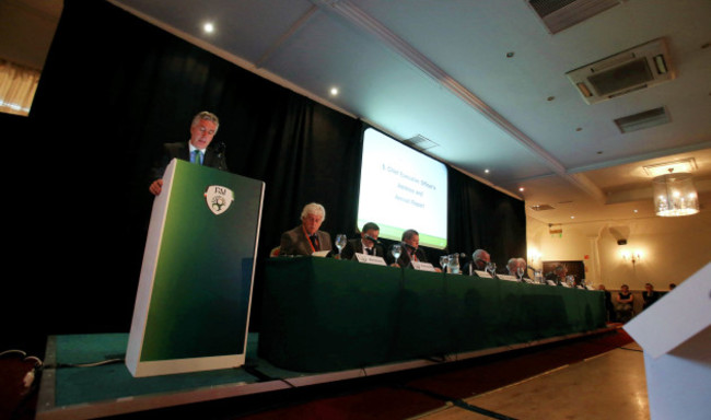 John Delaney address the room 20/7/2013