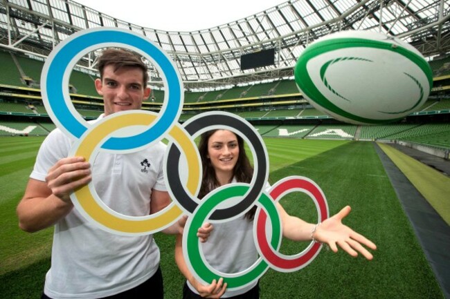 Tom Daly with Lucy Mulhall