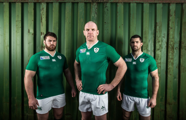 Sean O'Brein, Paul O'Connell and Rob Kearney