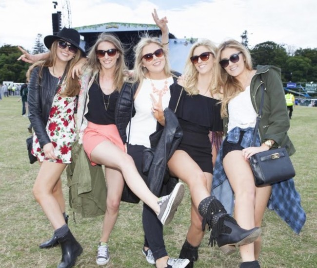 Revelers at Longitude 2015 in Marley Park. Picture: Tony Kinlan.