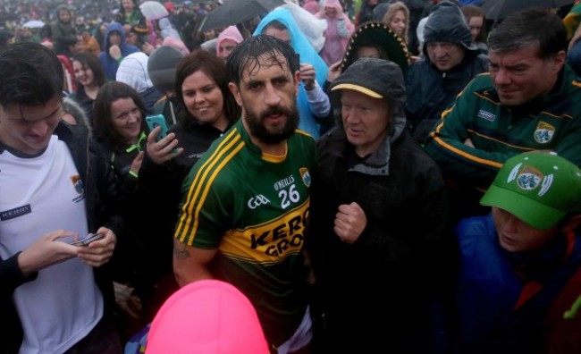 Paul Galvin at the end of the game