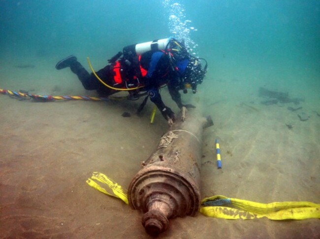 Cannon  with image of St Peter