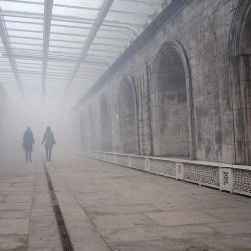 Into the #clouds: this is from a past #bompasandparr event at #welbeckabbey, an amazing residence on the site of an old monastery featuring miles of #tunnels and a huge #underground #ballroom #AlcoholicArchitecture will be our own walk in cloud cocktail bar by @boroughmarket #London #BreatheResponsibly