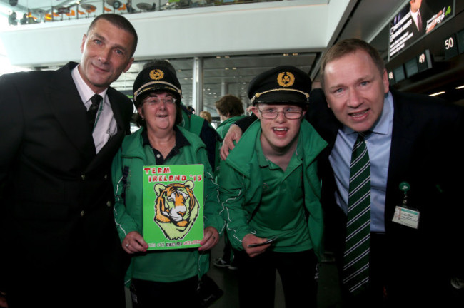 Captain Padraic Maye, Ann Hoey, Ian Stauntonand Stephen Kavanagh