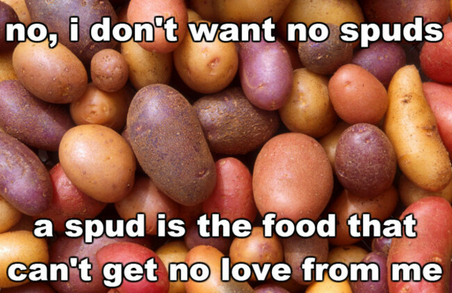 no spuds