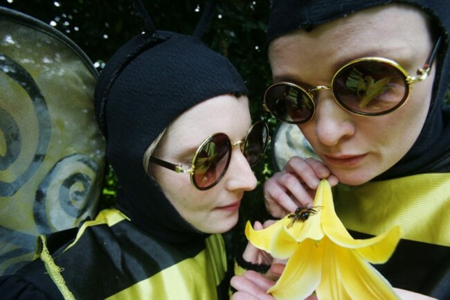 .  Pictured marking the laun