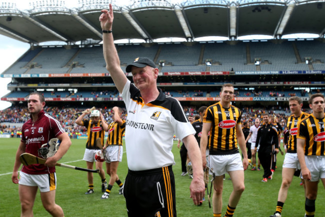 Brian Cody celebrates