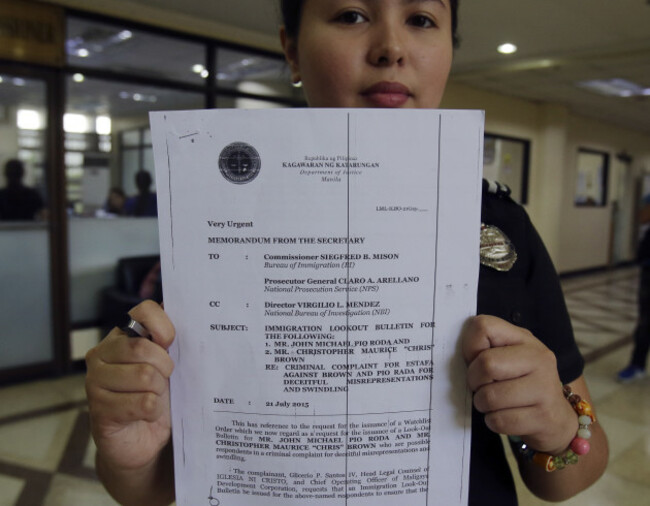 Philippines People Chris Brown