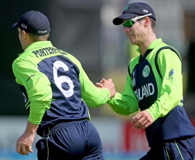 William Porterfield celebrates with George Dockrell