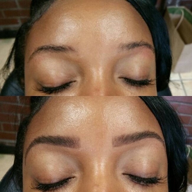 Transformation Tuesday! #brows #sleekbrows #sleekbrowsla #eyebrows #browtraining #browextensions #browextensionstraining #threading #eyebrowthreading #browsonfleek #perfectbrows #eyebrowshaping #eyebrowsonfleek #bentonbrows #archaddicts #3dbrowtraining #3dbrowbuilding #makeupjunkie #mua #browspecialist #marigoldsalon #makeupartist #losangeles #models #losangelesmodels #browextension #