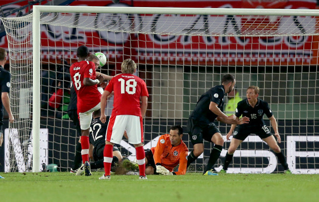 David Alaba scores the winning goal