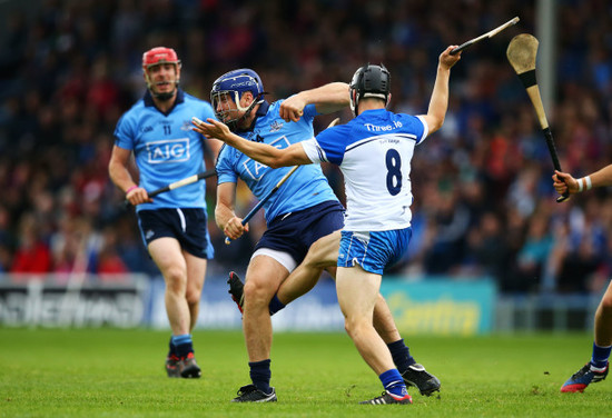 Conal Keaney under pressure from Jamie Barron