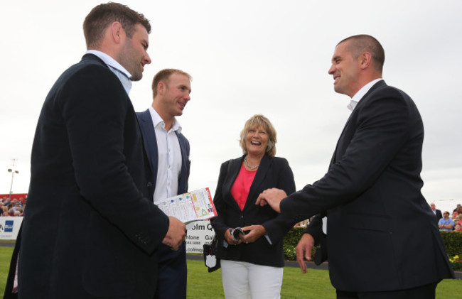 Fergus McFadden, Stephen Ferris, Jessica Harrington and Alan Quinlan