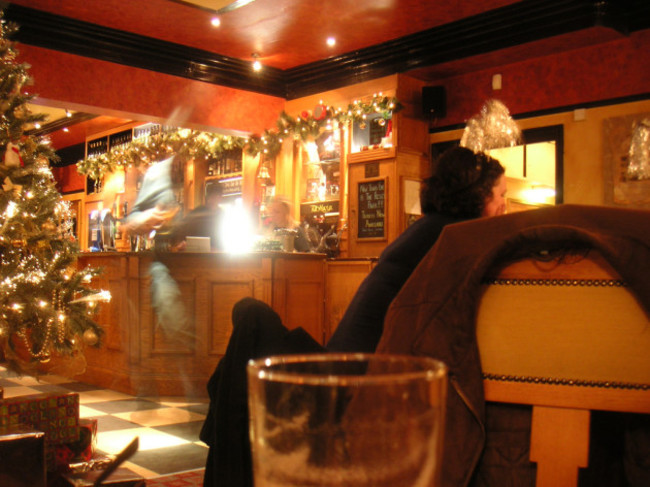 Pub at Christmas