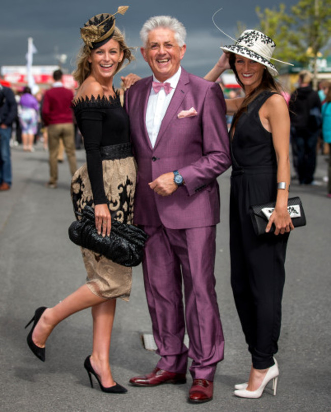 Noel Cunningham with sisters Gabrielle and Barbara Dunne