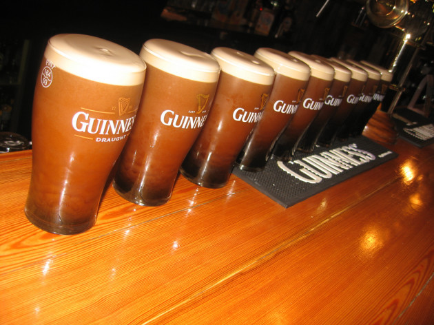 Nine pints of Guinness