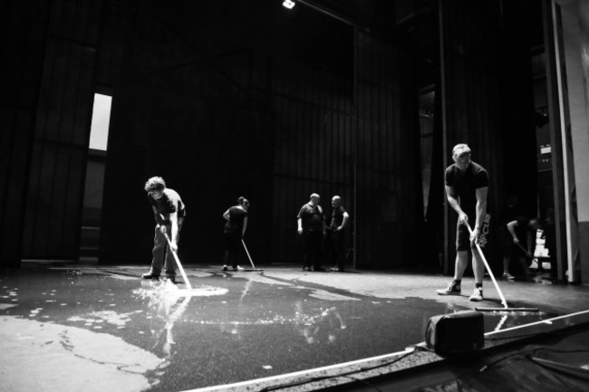 Singing in the rain in Cork Opera House, 2015 Picture: Miki Barlok