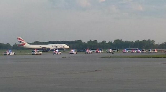 British Airways flight makes emergency landing after bomb threat