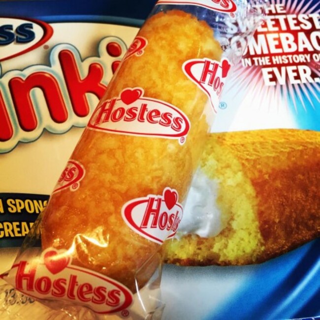 First ever Twinkie! #food #first #American #tesco #cream