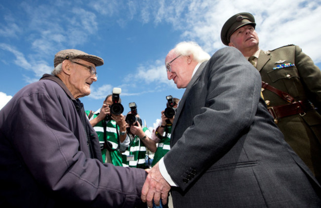 Bill Martin meets Michael D Higgins