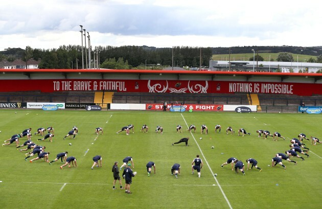 A view of training