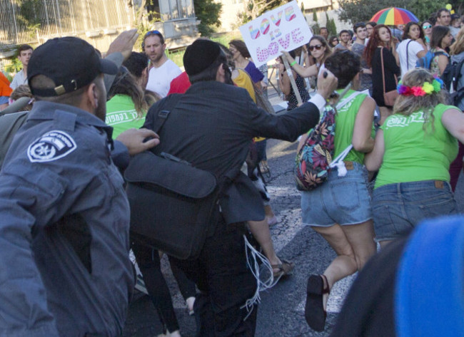 Mideast Israel Gay Parade Attack