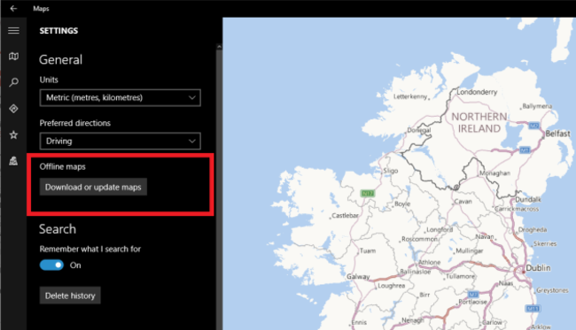 Ireland map