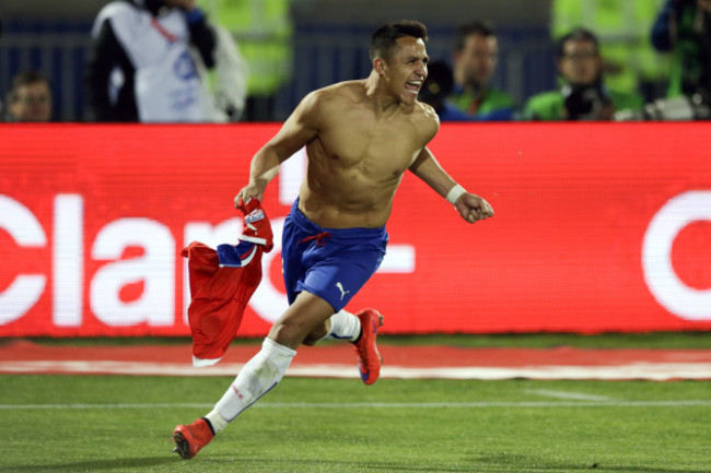 Chile Soccer Copa America Chile Argentina