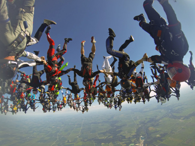 Vertical Skydiving World Record