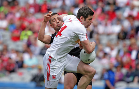 Neil Ewing with Sean Cavanagh