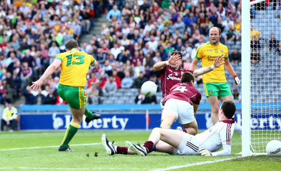 Patrick McBrearty scores the opening goal