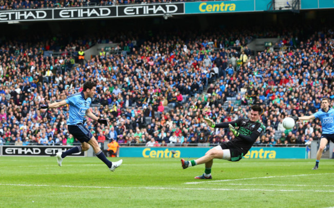 Bernard Brogan scores a goal