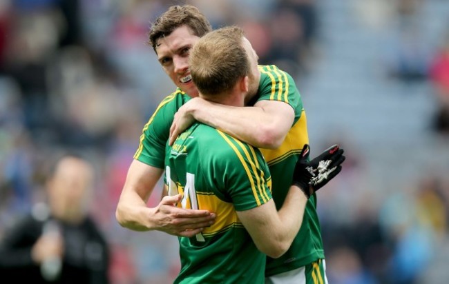 David Moran and Darran O'Sullivan celebrate