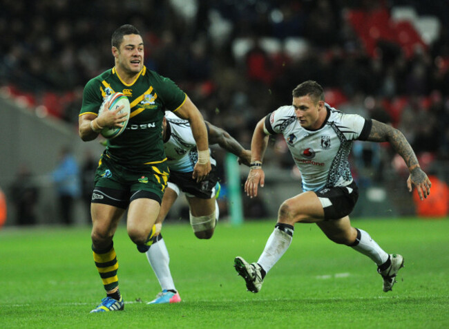 Rugby League - World Cup 2013 - Semi Final - Australia v Fiji - Wembley Stadium