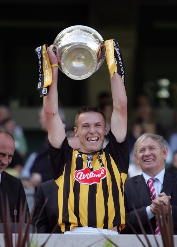 Cillian Buckley lifts the cup