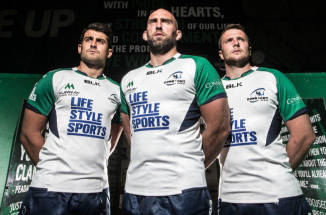 Tiernan O'Halloran, Jack Carty and John Muldoon