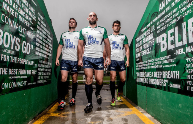 Jack Carty, John Muldoon and Tiernan O'Halloran