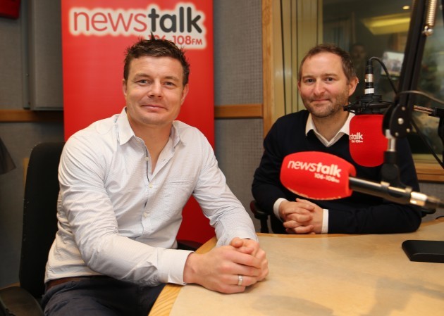 Brian O'Driscoll with Ger Gilroy