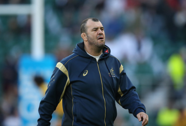 Australia Head Coach Michael Cheika   29/11//2014