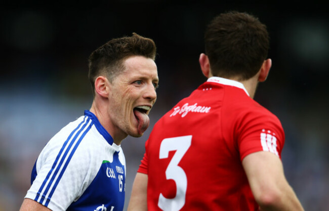Conor McManus celebrates scoring a point