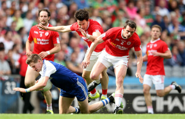 Darren Hughes with Mattie Donnelly and Aidan McCory