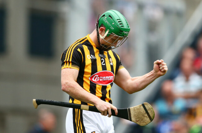 Paul Murphy celebrates at the final whistle